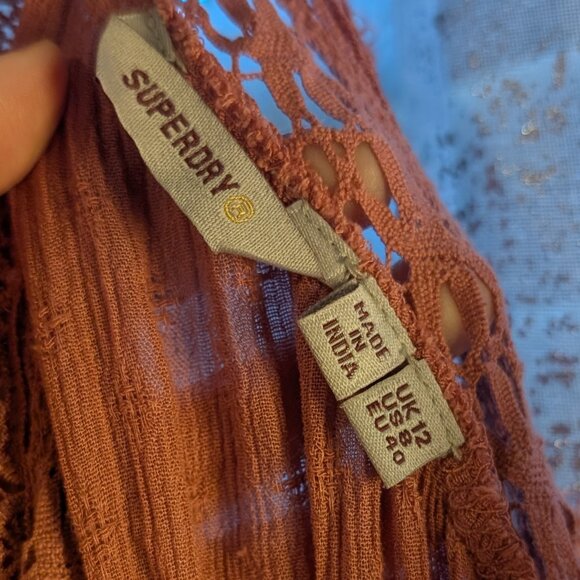 Superdry Womens Pink Alana Sleeveless Cami Dress 8 - Picture 6 of 12